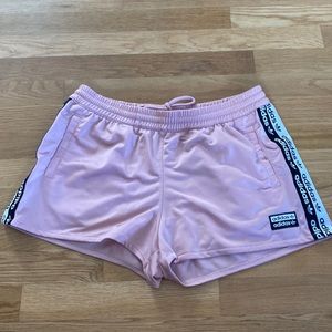 Adidas shorts with black & white streaks size medium